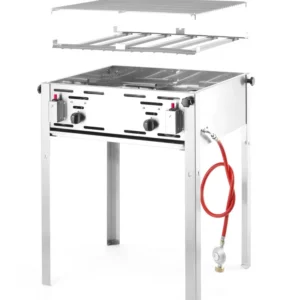 Plynový gril Roast-Master Maxi, HENDI, 11kW, 650x540x(H)840mm