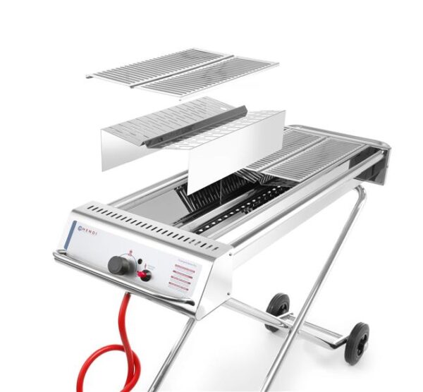 Plynový gril Xenon Pro, HENDI, 7,5kW, 1120x410x(H)900mm - Image 7