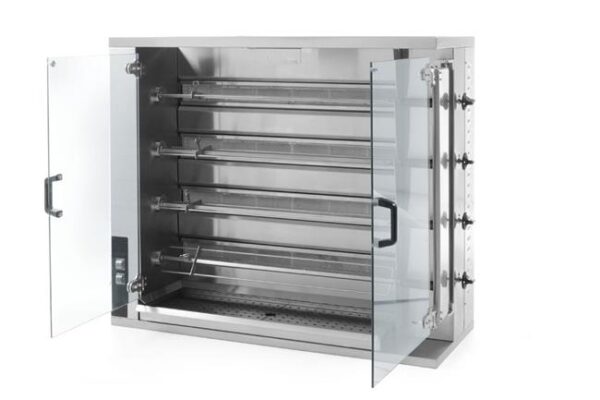 Plynový ražeň na 16-20 kurčiat, HENDI, 1150x472x(H)981mm