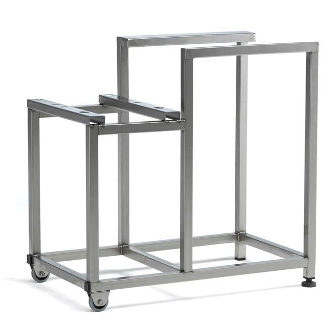Pojazdná základňa pre krájače: CA-31, CA-41, CA-62, Sammic, 666x686x(H)400mm