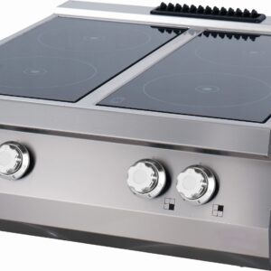 Infračervený sporák Premium - 4 horáky - elektrický - dvojplatnička - hĺbka 90 cm
