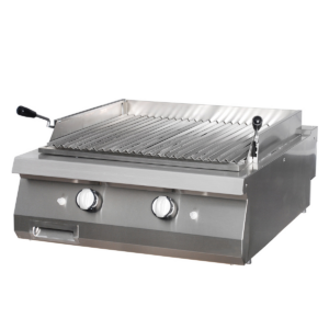 Gril z lávového kameňa Premium - plynový - dvojitý - 90 cm hlboký