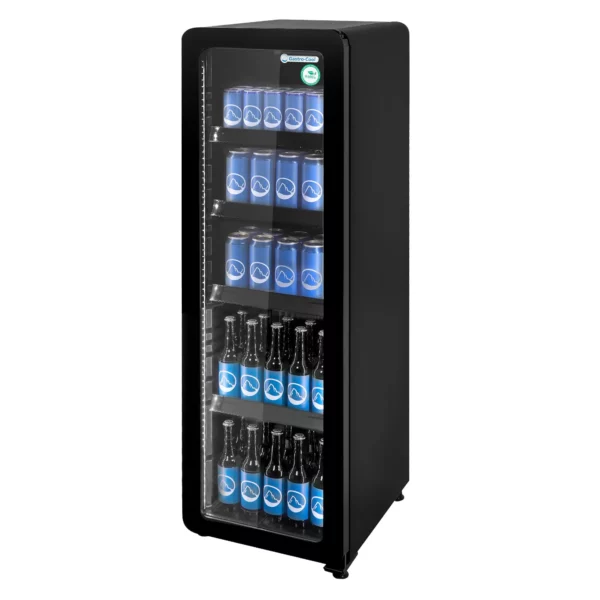 GASTRO COOL | Chladnička so sklenenými dverami - 135 litrov - úzka - 1 sklenené dvere - čierna - Image 5