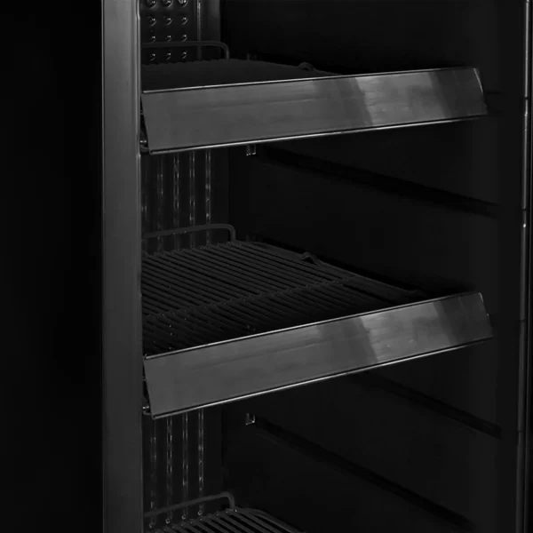 GASTRO COOL | Chladnička so sklenenými dverami - 220 litrov - úzka - 1 sklenené dvere - čierna - Image 10