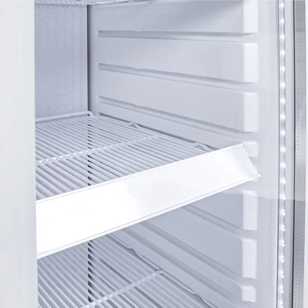 GASTRO COOL | Chladnička so sklenenými dverami - 135 litrov - úzka - 1 sklenené dvere - biela - Image 11