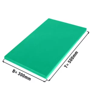 Doska na krájanie - 30 x 50 cm - hrúbka 2 cm - zelená