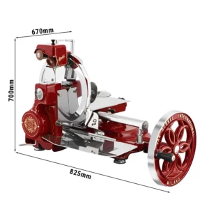BERKEL | Zotrvačníkový stroj B114 - Čepeľ: Ø 319mm - Červená
