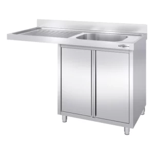 Drezová skrinka k umývačke riadu- 1400x600mm -1 umývadlo vpravo Š500xH400xV250mm