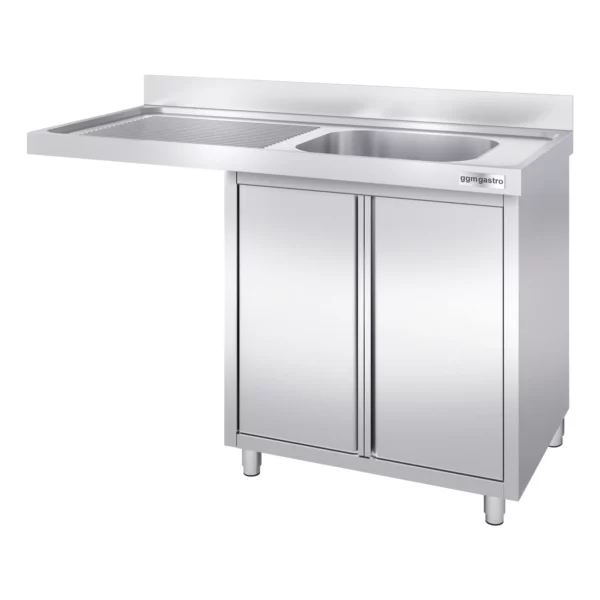 Drezová skrinka k umývačke riadu- 1400x600mm -1 umývadlo vpravo Š500xH400xV250mm