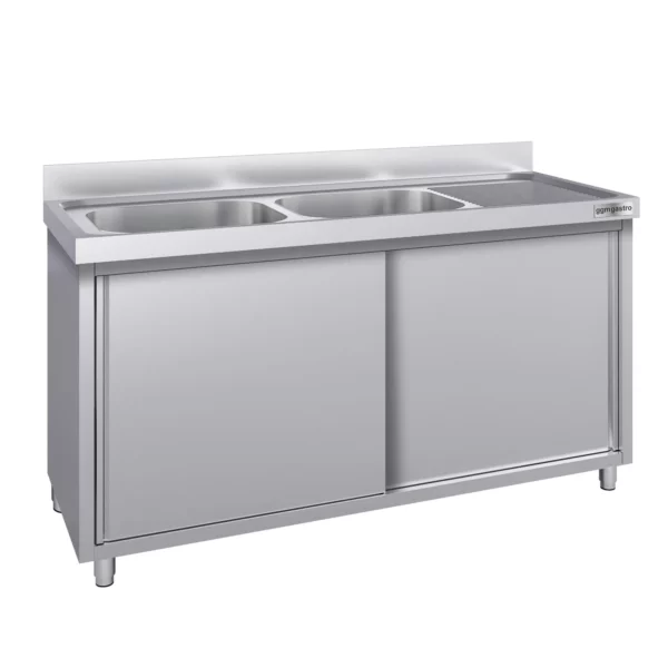 Drezová skrinka ECO - 2000x700mm - s 2 umývadlami vľavo - Image 6