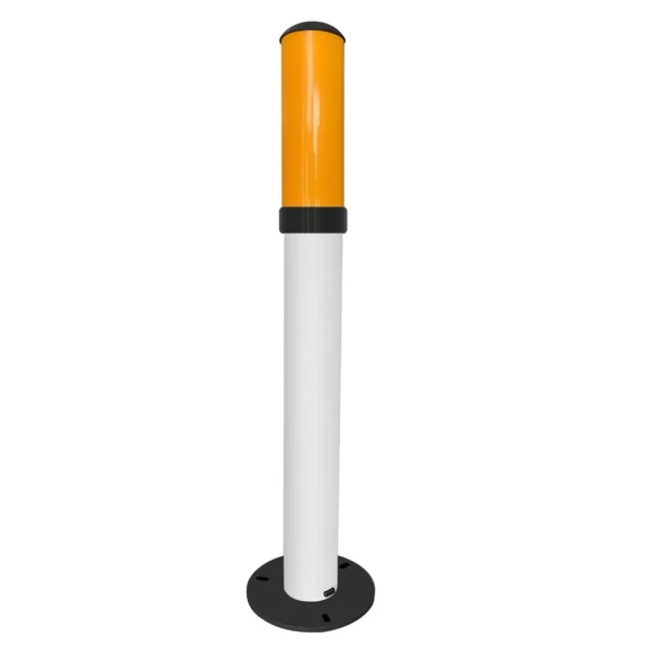 Stojanový popolník vyrobený z hliníka - biela/oranžová - Image 5