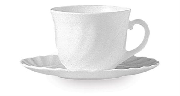 Šálka Trianon, Arcoroc, 280 ml, 0,28L, Biela, ø94x(H)72mm