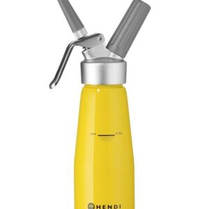 Sifónová fľaša na šľahačku, HENDI, 0,5L, Žltá, ø80x(H)260mm