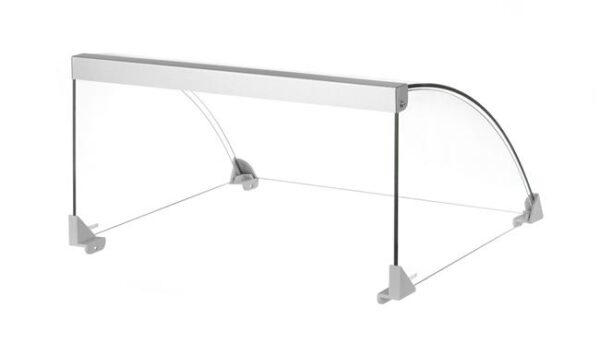 Sklenený kryty pre valcový ohrievač na párky, HENDI, pre ohrievač s 11 valcami s kódom 268704, 470x477x(H)250mm - Image 2