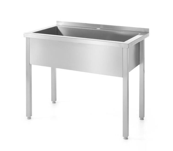 Stôl s jednokomorovou vaňou – zváraný, HENDI, Profi Line, 800x600x(H)850mm - Image 2