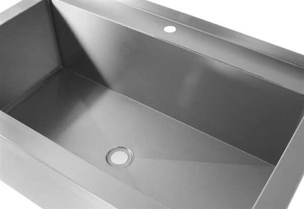 Stôl s jednokomorovou vaňou – zváraný, HENDI, Profi Line, 800x600x(H)850mm - Image 5