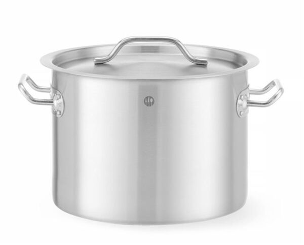 Stredný hrniec – s pokrievkou, HENDI, Budget Line, 9L, ø250x(H)180mm