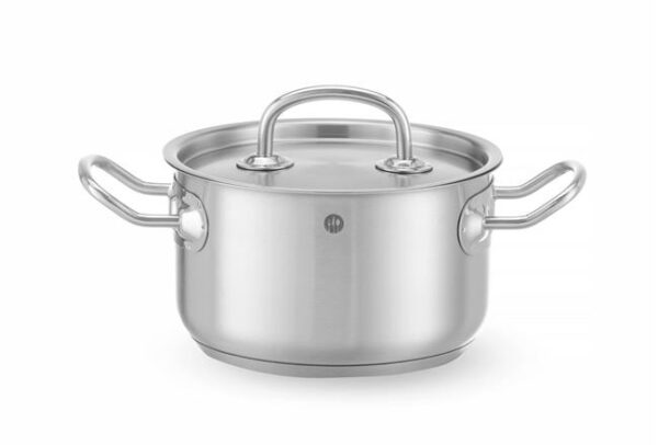 Stredný hrniec – s pokrievkou, HENDI, Kitchen Line, 1,9L, ø160x(H)95mm