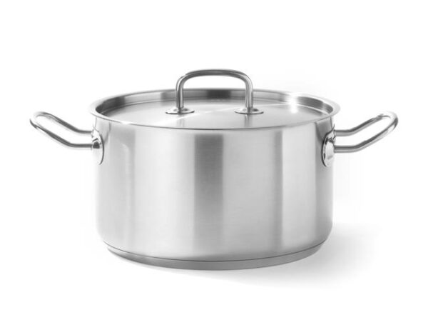 Stredný hrniec – s pokrievkou, HENDI, Kitchen Line, 9,5L, ø280x(H)155mm - Image 4
