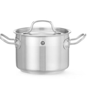 Stredný hrniec – s pokrievkou, HENDI, Profi Line, 15L, ø320x(H)190mm