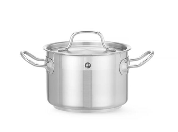 Stredný hrniec – s pokrievkou, HENDI, Profi Line, 15L, ø320x(H)190mm
