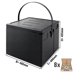 Termobox | Krabička na pizzu - na 8 pizz Ø 40 cm