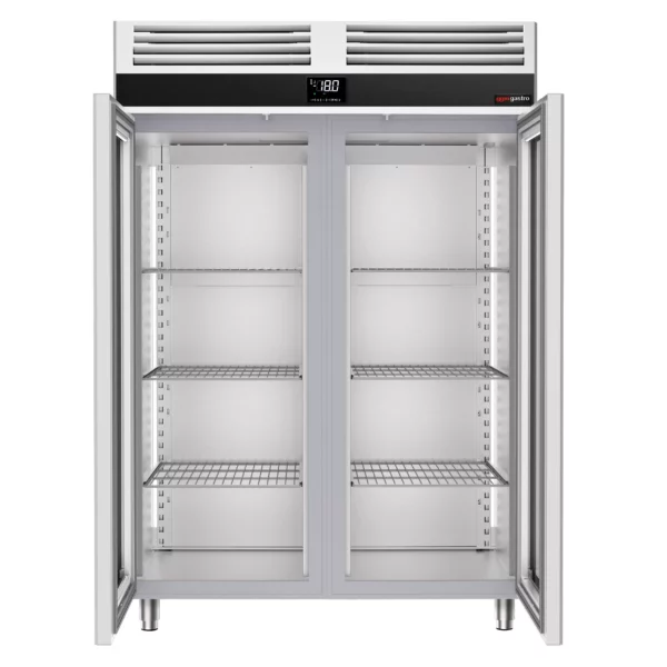 Mraznička PREMIUM - GN 2/1 - 1400 litrov - 2 sklenené dvierka - Image 7