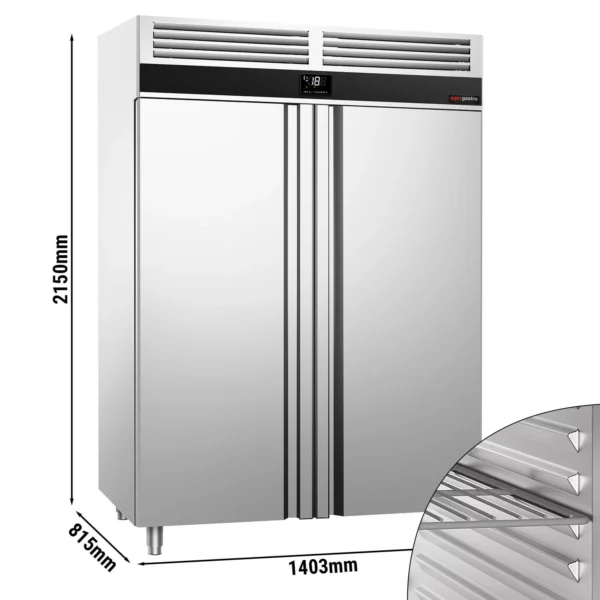Mraznička PREMIUM - GN 2/1 - 1400 litrov - s 2 dverami
