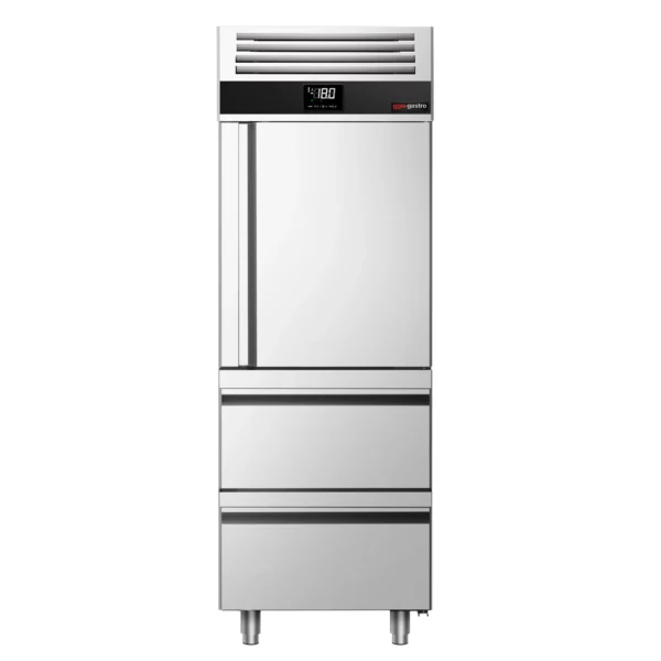 Mraznička PREMIUM - GN 2/1 - 700 litrov - s 1 nerezovými polovičnými dverami a 2 zásuvkami - Image 7