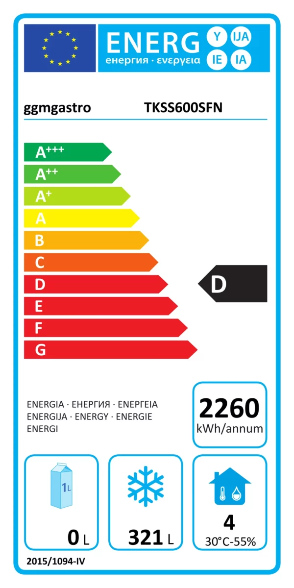 Úložná mraznička ECO - 600 litrov - s 1 dverami - Image 11