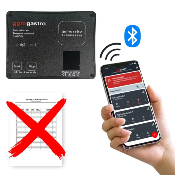 Automatický záznam teploty - s aplikáciou GGM Thermometer