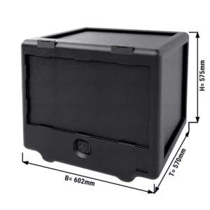 Termobox čelný nakladač | Kuriérsky doručovací box | Polystyrénový box | Polibox - 100 litrov
