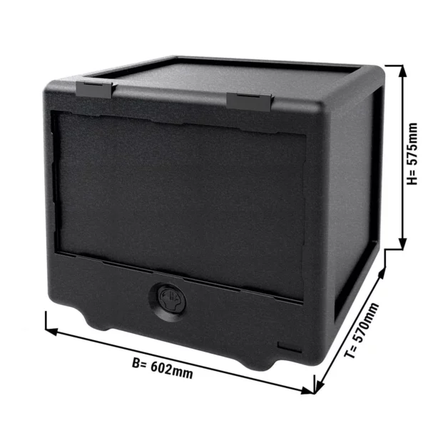 Termobox čelný nakladač | Kuriérsky doručovací box | Polystyrénový box | Polibox - 100 litrov