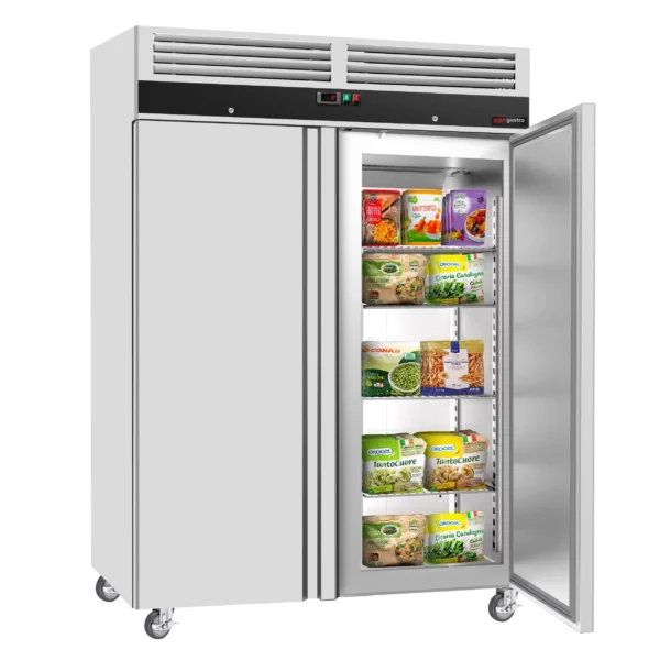 Mraznička ECO - GN 2/1 - 1400 litrov - s 2 dverami - nerezové vnútorné dvere - Image 7