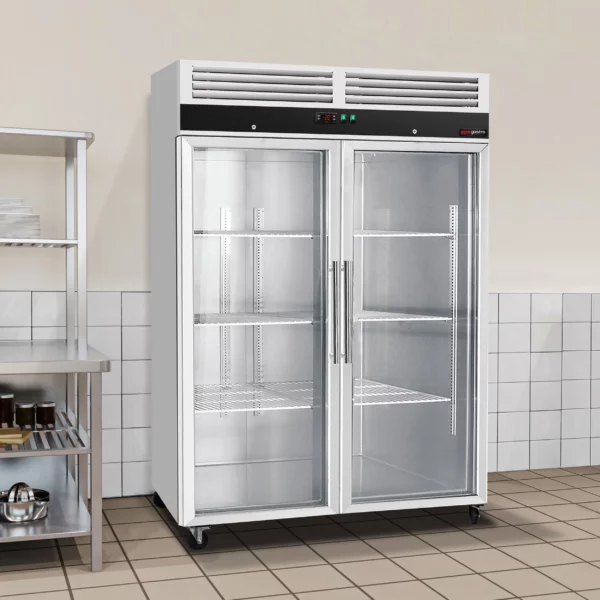 Mraznička ECO - 1200 litrov - s 2 sklenenými dverami - Image 7