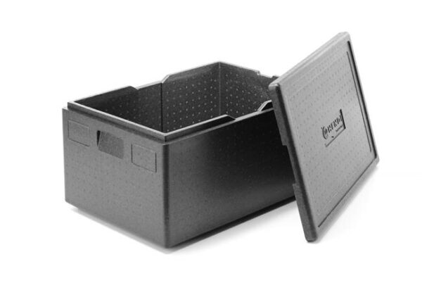 Tepelnoizolačná nádoba, HENDI, Kitchen Line, GN 1/1, 53L, Čierna, 685x485x(H)260mm - Image 13