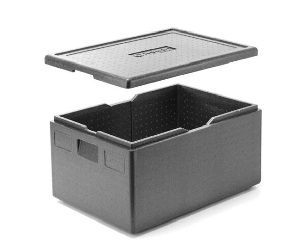 Tepelnoizolačná nádoba, HENDI, Kitchen Line, GN 1/1, 53L, Čierna, 685x485x(H)260mm - Image 14