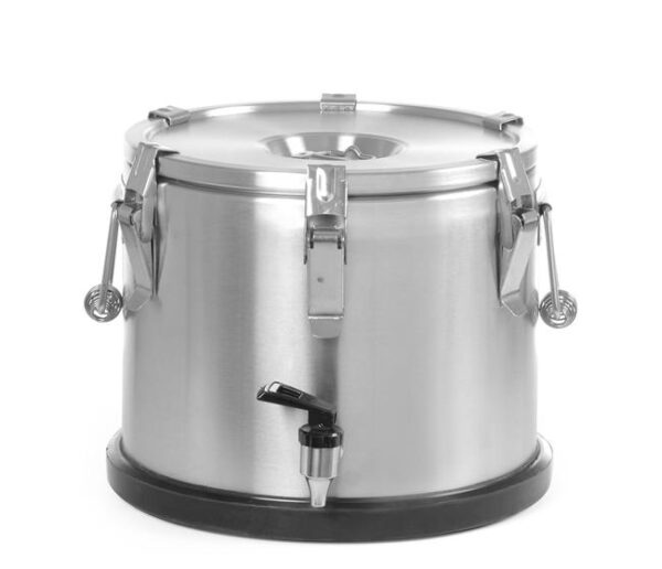 Termoska Profi Line na prepravu potravín – s kohútikom, HENDI, Profi Line, 10L, ø330x(H)220mm - Image 2