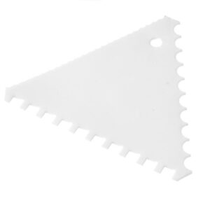 Trojuholníková cukrárska stierka hrebeň – súprava 6 ks, HENDI, široké rozstupy, 6 ks, 110x110x(H)mm