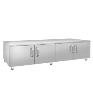 Nerezová spodná konštrukcia - 1600mm - 4 dvere
