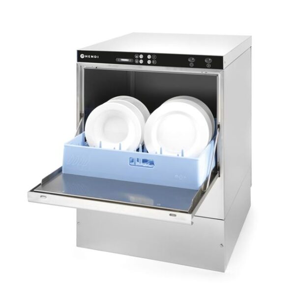 Umývačka riadu 50 x 50 – ELEKTROMECHANICKÉ ovládanie – 400 V, HENDI, 230V/3600W, 600x570x(H)830mm - Image 2