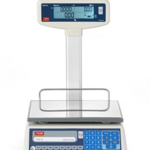 Váha LCD s ramenom a legalizáciou, rad EGE, 15 kg, TEM, 325x377x(H)394mm
