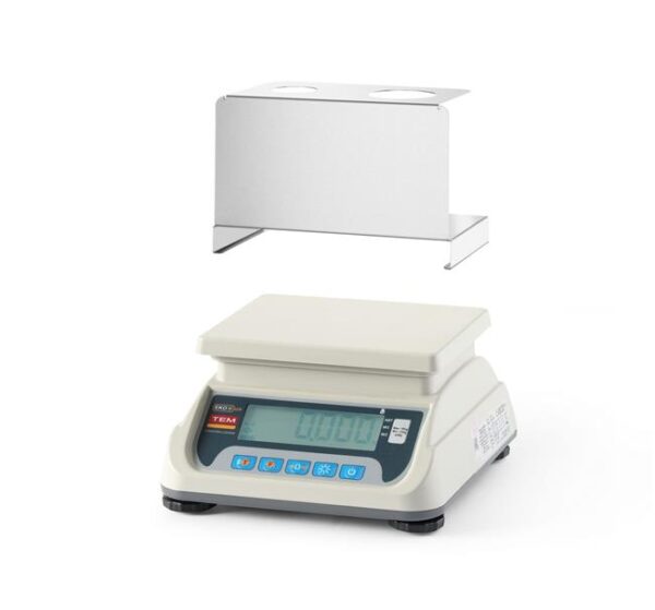 Váha na zmrzlinu s LCD displejom s portom RS232 a legalizácmiesiiou, HENDI, 255x264x(H)244mm - Image 2