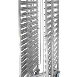 Vozík na prepravu nádob, kompaktný – 15x GN 1/1, HENDI, 445x610x(H)1710mm