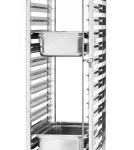 Vozík na prepravu nádob – 15x GN 1/1, HENDI, 440x610x(H)1710mm