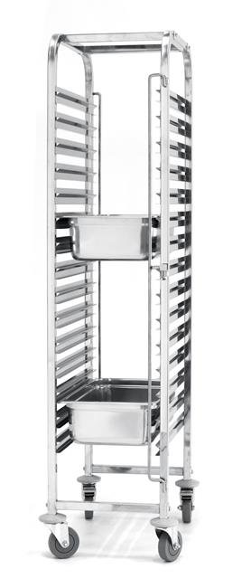 Vozík na prepravu nádob – 15x GN 1/1, HENDI, 440x610x(H)1710mm