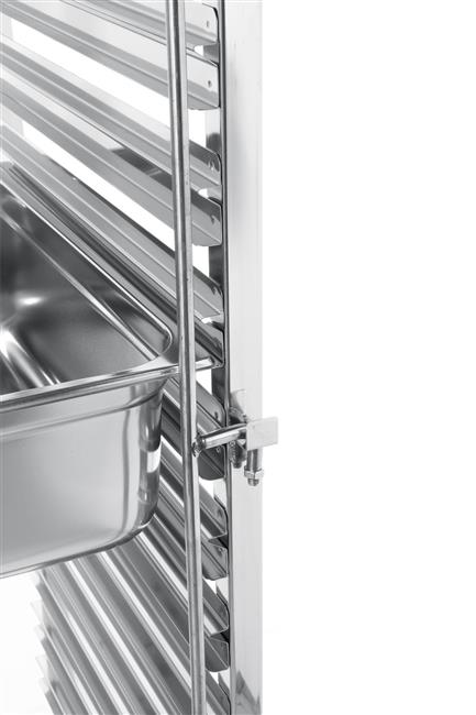 Vozík na prepravu nádob – 7x GN 1/1, HENDI, 445x615x(H)945mm – Obrázok 3