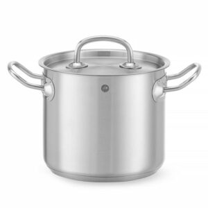 Vysoký hrniec – s pokrievkou, HENDI, Kitchen Line, 2,8L, ø160x(H)140mm