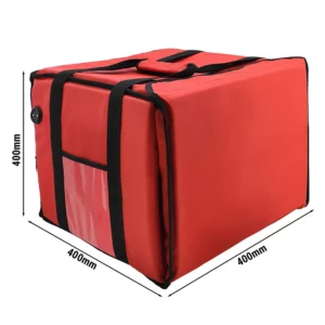 WarmBag/Pizzabag PRO - vyhrievaná taška na doručenie - na 8 krabíc na pizzu 35x35cm - červená