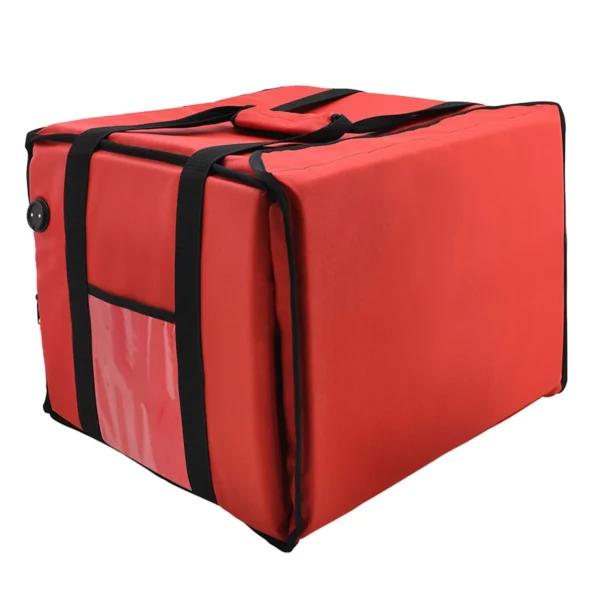 WarmBag/Pizzabag PRO - vyhrievaná taška na doručenie - na 8 krabíc na pizzu 35x35cm - červená - Image 6